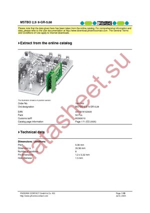 1847165 datasheet  